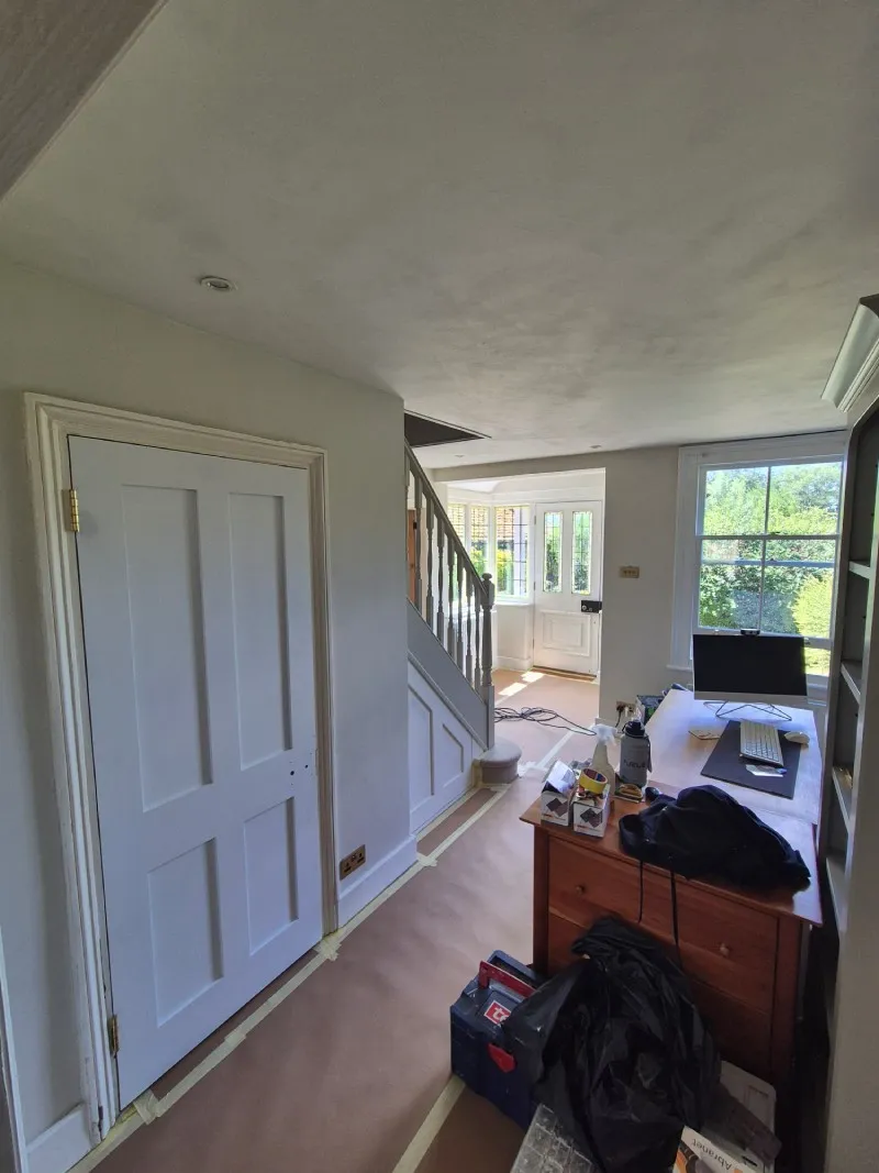 Hallway before redecoration