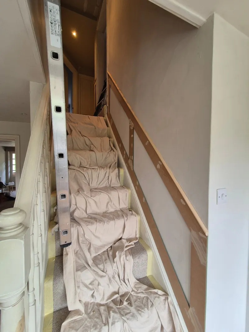 Staircase before redecoration