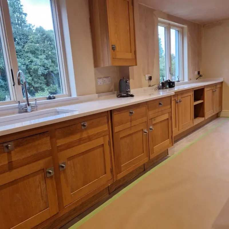 Smallbone kitchen before respray