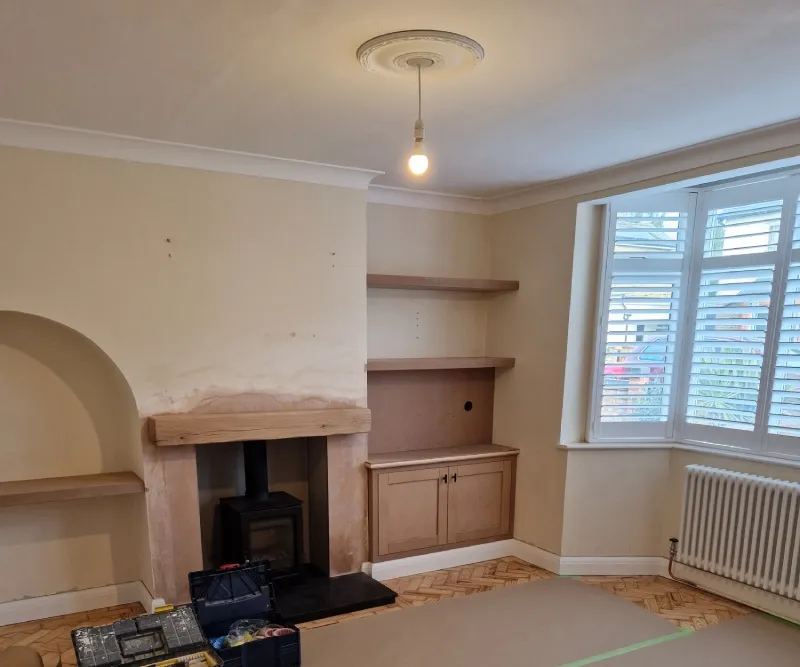 Living room before redecoration