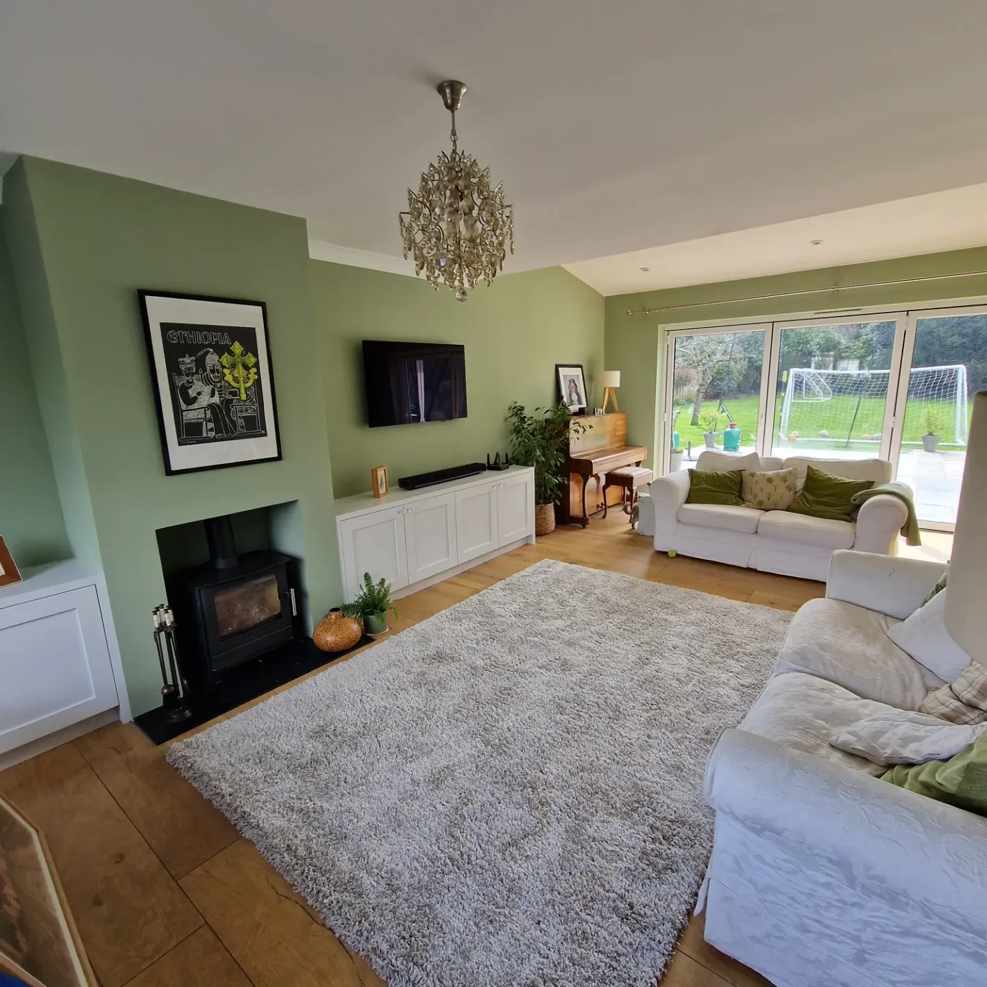 Professional kitchen spraying by Caulfield Custom Decor